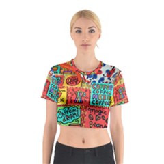 Need Coffee Cotton Crop Top by Amoreluxe