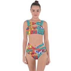 Need Coffee Bandaged Up Bikini Set  by Amoreluxe