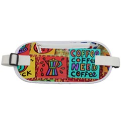 Need Coffee Rounded Waist Pouch by Amoreluxe