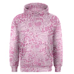 Coffee Pink Men s Pullover Hoodie by Amoreluxe