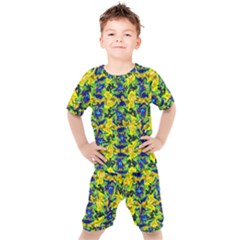 Ab 60 Kids  Tee And Shorts Set by ArtworkByPatrick