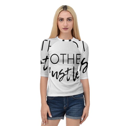 Mother Hustler Quarter Sleeve Raglan Tee by Amoreluxe