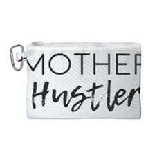 Mother Hustler Canvas Cosmetic Bag (medium) by Amoreluxe