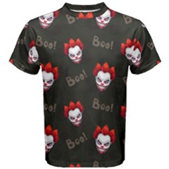 Scary Evil Clown Men s Cotton Tee by trulycreative