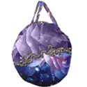 Wonderful Floral Design Giant Round Zipper Tote View2