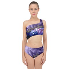 Wonderful Floral Design Spliced Up Two Piece Swimsuit by FantasyWorld7