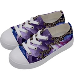 Wonderful Floral Design Kids  Low Top Canvas Sneakers by FantasyWorld7