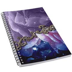 Wonderful Floral Design 5 5  X 8 5  Notebook by FantasyWorld7