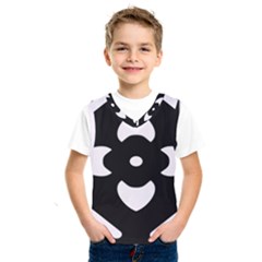 Pattern Flower Black Kids  Sportswear by HermanTelo