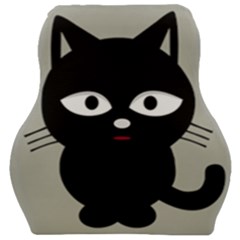 Cat Pet Cute Black Animal Car Seat Velour Cushion 