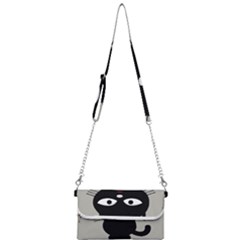 Cat Pet Cute Black Animal Mini Crossbody Handbag