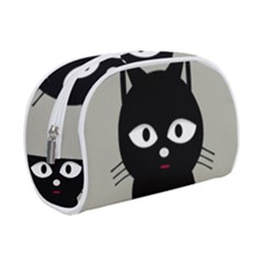 Cat Pet Cute Black Animal Makeup Case (small) by HermanTelo