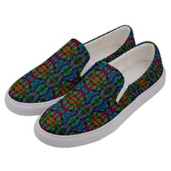 Ab 62 Men s Canvas Slip Ons by ArtworkByPatrick