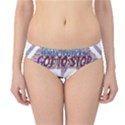 Human Trafficking In Blue Classic Logo Final Hipster Bikini Bottoms View1