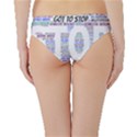 Human Trafficking In Blue Classic Logo Final Hipster Bikini Bottoms View2