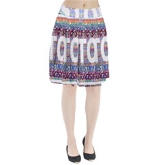 Human Trafficking In Blue Classic Logo Final Pleated Skirt by gottostop