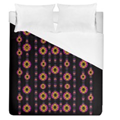 Fantasy Flowers In New Freedom Duvet Cover (queen Size)