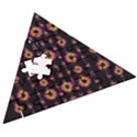 Fantasy Flowers In New Freedom Wooden Puzzle Triangle View3