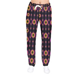 Fantasy Flowers In New Freedom Women Velvet Drawstring Pants