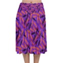 Halloween Candy Velvet Flared Midi Skirt View1