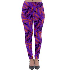 Halloween Candy Lightweight Velour Leggings by bloomingvinedesign