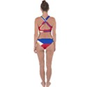 Philippines Flag Filipino Flag Cross Back Hipster Bikini Set View2