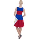 Philippines Flag Filipino Flag Knee Length Skater Dress View2