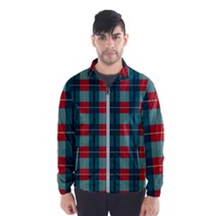 Pattern Texture Plaid Men s Windbreaker