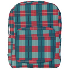 Pattern Texture Plaid Full Print Backpack by Mariart