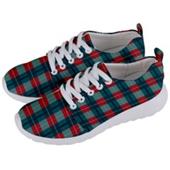 Pattern Texture Plaid Men s Lightweight Sports Shoes