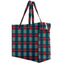 Pattern Texture Plaid Canvas Travel Bag View2