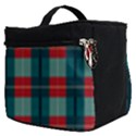 Pattern Texture Plaid Make Up Travel Bag (Small) View2