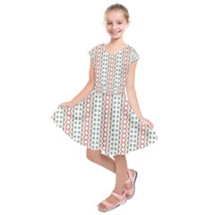 Pattern Line Background Wallpaper Kids  Short Sleeve Dress by Mariart