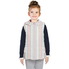 Pattern Line Background Wallpaper Kids  Hooded Puffer Vest by Mariart