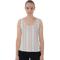 Pattern Line Background Wallpaper Velvet Tank Top