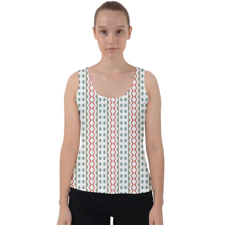 Pattern Line Background Wallpaper Velvet Tank Top