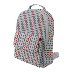 Pattern Line Background Wallpaper Flap Pocket Backpack (large) by Mariart