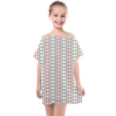 Pattern Line Background Wallpaper Kids  One Piece Chiffon Dress