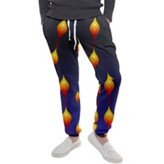 Flower Buds Floral Night Men s Jogger Sweatpants by HermanTelo