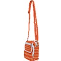 Pattern Orange Shoulder Strap Belt Bag View2