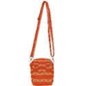 Pattern Orange Shoulder Strap Belt Bag View3