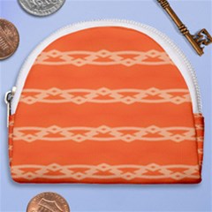 Pattern Orange Horseshoe Style Canvas Pouch