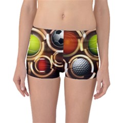 Sport Ball Tennis Golf Football Boyleg Bikini Bottoms