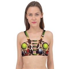 Sport Ball Tennis Golf Football Cage Up Bikini Top by HermanTelo