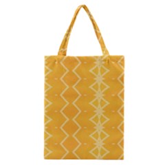 Pattern Yellow Classic Tote Bag