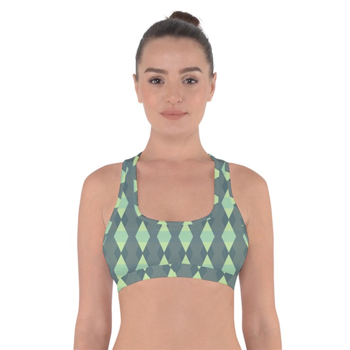 Texture Grey Cross Back Sports Bra