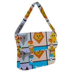 Animals Cute Flat Cute Animals Buckle Messenger Bag