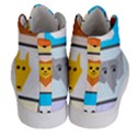 Animals Cute Flat Cute Animals Women s Hi-Top Skate Sneakers View4