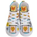 Animals Cute Flat Cute Animals Kids  Hi-Top Skate Sneakers View1