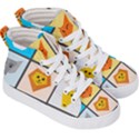 Animals Cute Flat Cute Animals Kids  Hi-Top Skate Sneakers View3